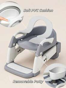 UBRAVOO Baby Toilet Training Seat Covers - Grey - View 7