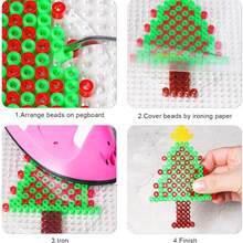 Bộ 38.400 hạt nhựa nhỏ 2.6mm, hạt nhựa 3D pixel, bộ dụng cụ tự làm thủ công bằng hạt nhựa kèm bảng ghim, móc khóa và hướng dẫn sử dụng, thích hợp cho các dự án nghệ thuật sáng tạo và trang trí nhà cửa. - Hạt cầu chì 2,6mm - Xem 9