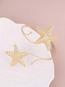 1pc Women's Summer Starfish Arm Jewelry - Multicolor - View 4
