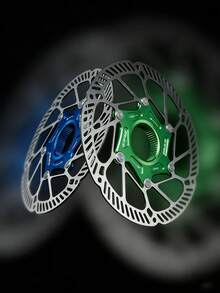 ZRACE Z2 160mm Center-Lock Bicycle Brake Disc, Powerful Heat Dissipation Floating Disc, Road Bike/Mountain Bike Brake Disc - Green - View 6