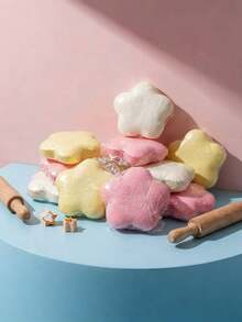 1/3Pcs Lucky Star Bread Super Soft Slow Rising Squishies Toy Artificial Bread Stress Toy Simulate Food Slow Rebound Bread Toys Tender Soft Cake Model Toy Stress Release Relax Toy For Party - Multicolor - View 14