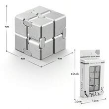 1个创意魔方 - 无限旋转拼图 - 解压玩具 - 生日礼物 - 完美礼物 - 玩具 - 彩色 - 查看 3