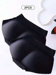 1 Pair/2 Pairs Women High Waist Butt Lifting Panties, With Breathable Low-Rise Design, Abdomen Control Function And Fake Buttock Design To Enhance Buttock Contour. It Is A Padded Butt Lifting And Shaping Underwear That Can Create A Heart-Shaped Buttock. No Padding Inside, Comfortable And Skin-Friendly As Intimate Apparel. Christmas Gift, New Year Family Gift, Valentine's Day Romantic Gift - Multicolor - View 13