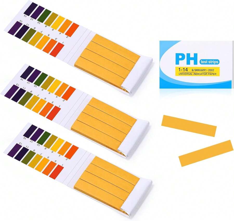 Litmus Paper - 240 PH Test Papers, Measuring Range 1-14, Saliva Indicator Papers (3 X 80 Sheets) - A - View 1