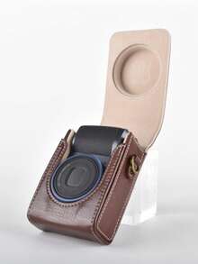 Leather-Style Ricoh Camera Protective Case, Suitable For Ricoh GR3, GR4 Camera Bags, GR IV, GR III , Camera Leather Cases, Ricoh Camera Bags, Camera Accessories Digital Bag Electronic Organizer Camera Case Holiday Essential Travel Essentials - Multicolor - View 3