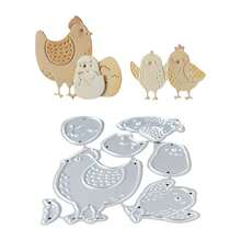 Easters Rooster Die Cuts Embossing Stencils Carbon Steel Cutting Dies For Card - C04 - View 2