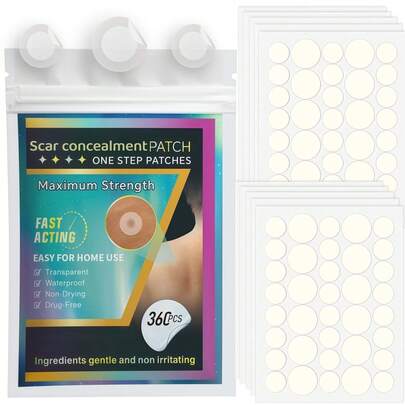 144pcs Ultra-Thin 0.01cm Concealer Stickers, Invisible Coverage For Body Blemishes & Scars, Suitable For All Skin Tones