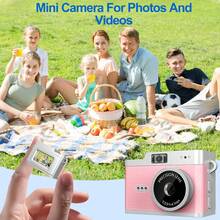 1080P Mini Retro Digital Camera - Compact Portable Vintage Micro Camera - Pocket Video Recorder With 32GB Card And Adapter, Suitable For Travel, Learning And Recording - X5 (mini) - View 7