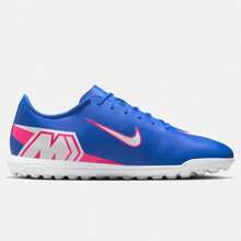 Nike 男士 VAPOR 16 CLUB TF 运动训练健身足球鞋 - 藍色 - 查看 2