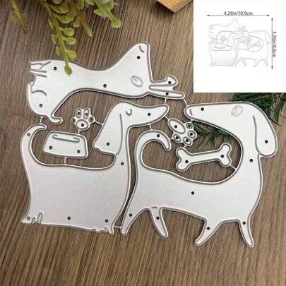 3D Backgrounds Metal Cutting Die For Scrapbooking, New Cutting Dies DIY Album Card Making Decor Paper Craft Metal Die Cuts Party Wedding Decorations