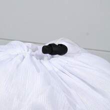 3pcs/4pcs/1pc Drawstring Laundry Bag, Thick Mesh Bag, Extra Large Bra & Lingerie Wash Bag - White - View 6