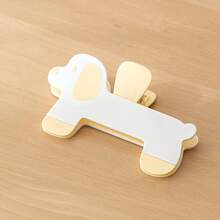 Plastic Cat-Shaped Book Clip, Cartoon Reading Aid Book Clip, Bookmark, Creative Design, Practical Bookmark Clip VVHN - Yellow-dog - View 1