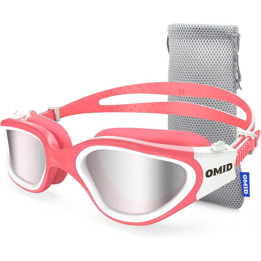 Adult Swim Goggles No Leak Design With Adjustable Silicone Strap