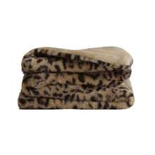 UnHide Lil' Pet Marsh - Manta de piel sintética para mascotas extra suave ligera lavable comodidad y protección para sofá caja o cama leopardo - Leopardo - Ver 1