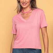 Women T-Shirts - 玫紅色 - 查看 10