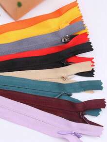 1/3/5 Pcs Colorful Nylon Zippers, 30 Assorted Colors,Invisible Zippers Nylon Coil Zippers, Suitable For Sewing And Sealing Skirts, Clothes, Pants, Garments, And Quilt Covers. - A - View 4