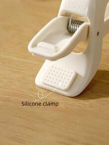 1pc/2pcs Heat-Resistant Non-Slip Beige Kitchen Tongs | For Baking, Cooking, Serving Bowls - Durable Plastic Structure, Oven & Stovetop - Dish Holders, Bowl Grippers, Cooking Utensils - Home And Professional Kitchen - Off White - View 6