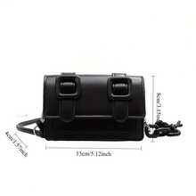 1pc Mini Small Messenger Bags Women Girl Chain Purse PU Leather Handbag Ladies Girl Crossbody Bags Shoulder Bag - Multicolor - View 7