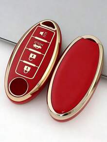 Nissan Car Key Fob Cover - Suitable For Teana, Tiida, Sylphy, Sentra Models, Car Remote Control Protective Anti-Drop Anti-Dust Key Case - one-size - View 14