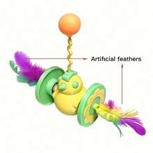 Self-Righting Rolling Cat Toy, Interactive Cat Ball Toy - Multicolor - View 7