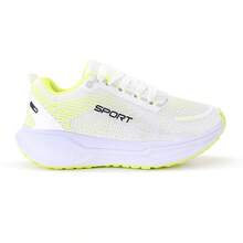 Women's Lightweight Sneakers For Everyday Walking, Modern Design, Comfortable - Màu vàng - Xem 14