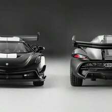 Top Supercar Alloy Model, Diecast Supercar Toy With Opening Doors And Suspension, Metal Collectible Decor For Teens, Birthday/Holiday/Gift - Perfect Gift - Multicolor - View 7
