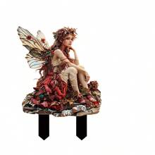 2D Acryl bunte bedruckte kreative Gartendekoration Bodenhalterung - Bodensteckdose - Übersicht 7