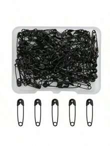 120pcs Box Mini Safety Pins, Suitable For DIY Clothing And Crafts - Black And White Colors - Durable And Rust-Resistant - A-Colorful - View 3