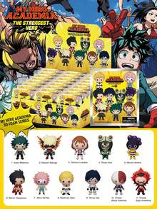1pc Crunchyroll Official Blind Box, Randomly Contains Izuku Midoriya,  Or Other Characters, Mystery Box Keychain, Cute Cartoon Character Bag Charm, Surprise Birthday Gift Collectible - Multicolor 3 - View 2