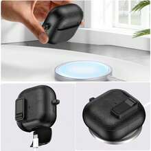 1 Set Leather Texture Full Coverage Protective Case For Huawei FreeBuds Clip2 Earphones, Lightweight Luxury Design, Dust-Proof, Waterproof, Kickstand Function - Multicolor - View 5