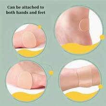 14/35/70pcs Anti-Friction Heel Pads, Invisible Self-Adhesive Insoles To Protect Toes, Heels And Ankles, Anti-Blister Comfortable Pads For High Heels, Flats And Leather Shoes, Breathable Comfortable Foot Care Pads, Strong Self-Adhesive Easy To Use, Perfect For National Day, Bathroom, Scalp Massage, Back To School, Travel Vacation And Daily Life, Holiday Gift For Family And Friends - A - View 4