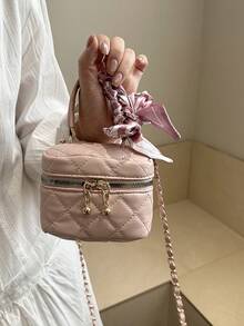 2026 New Arrival Wholesale Unique High-Quality Makeup Case Box, Mini Lipstick Bag, Shoulder & Crossbody Bag For Women - Pink - View 7