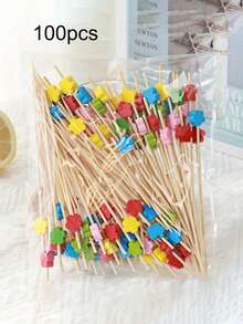 50/100/200 chiếc tăm cắm thực phẩm chủ đề hoa cúc ngọt ngào, hình hoa, phù hợp để trang trí món tráng miệng, trái cây, đồ uống, món khai vị, món tráng miệng trái cây, cũng phù hợp cho tiệc, đám cưới và các dịp khác. Tăm cắm thực phẩm mini màu trắng, bền, trang trí lý tưởng cho nhà bếp, tiệc mùa hè và các dịp khác. Phụ kiện đồ uống vui nhộn, trang trí tuyệt vời cho tiệc sinh nhật ngày lễ. - Nhiều màu - Xem 15