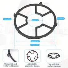 Cast Iron Wok Support Ring,Universal Non Slip Heighten Wok Rack Wok Pan Support Stand For Burner Gas Stove Hobs Cooker Home Kitche - View 7