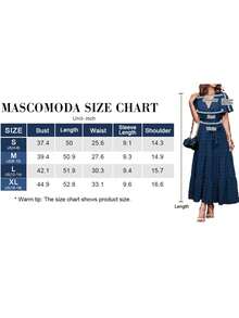 Women's Summer Clothing Dresses Dot Maxi Wrap V Neck Flutter Short Sleeve Boho Casual Long Wedding Dresses - 黑色 - 查看 6