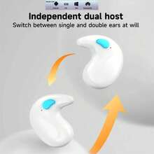 X55 Wireless Mini Sleep Earbuds TWS Bluetooth Headphones, Stereo Hidden Earphones With Microphone, Waterproof - View 4