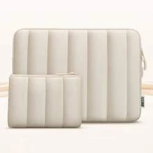TECOOL 加厚笔记本电脑保护套，适用于 13.3/14/15.6/16 英寸笔记本电脑，兼容 MacBook Air 13/13.6/15 英寸 M4/M3/M2（2012-2025 年款）、MacBook Pro 13/14/16 英寸 M4/M3/M2/M1（2020-2024 年款）以及 13.3-16 英寸 HP 笔记本电脑，防水保护套，带小收纳盒 - 查看 16