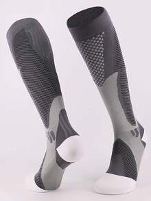 1/2/3 Pairs Compression Socks For Men, Running, Fitness, Jumping Rope, Calf Support, Elastic Long Socks, Couples Socks - Multicolor - View 26