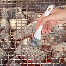 Grill Brush V-Shaped Hook Brush And Scraper Multifunctional Barbecue Kit Kitchen Small Tool Cleaning Brush - A - View 4