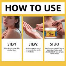 60克虎骨关节按摩保湿霜，蕴含透明质酸、蜂胶和胶原蛋白，为膝盖、背部、肩颈肌肉提供持久温热感，天然成分，塑形霜，产后护肤，日常护肤 - 1pc - 查看 9