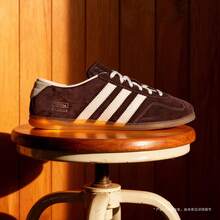 Adidas Originals GAZELLE LO PRO W 男女通用休闲运动鞋，低帮 IH6932 - 棕色 - 查看 1