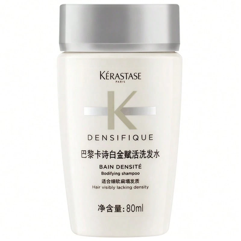 Kérastase 卡诗 80ml 丰盈浓密洗发露,专为受损发质配制,蕴含透明质酸和葡糖肽,令秀发柔软亮泽,去屑配方,果香花香,适合所有发质,每日使用可有效恢复头发的浓密度和健康。 - 白色 - 查看 1