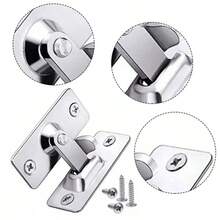 Stainless Steel 90° Right Angle Sliding Door Latch | Lock Catch - A - View 1
