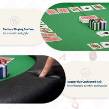 Game Tables - Black Edging + Green - View 3