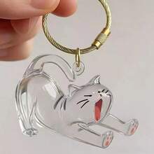 New Cat Fur Storage Keychain Bag Pendant, Transparent Pet Fur Souvenir Capsule, Collectible Gift Decoration Accessory - Kiểu-07 - Xem 12