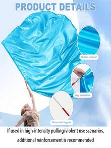 1 pieza Bandera de adoración para danza de alabanza con asta retráctil, bandera de alas de ángel en forma de semicírculo, adecuada para danza en la iglesia, 1 bandera + 1 asta retráctil - Multicolor - Ver 12