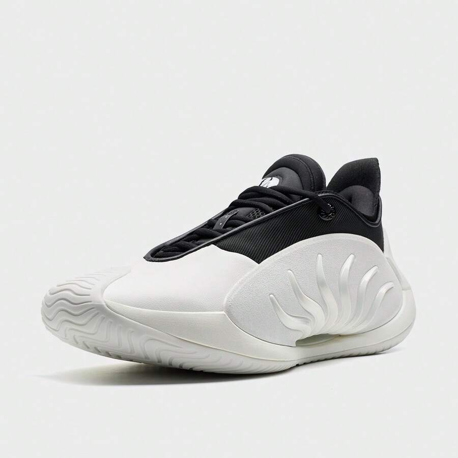 XTEP 男士黑色/帆白色休闲运动鞋 - 黑/帆白 - 查看 1