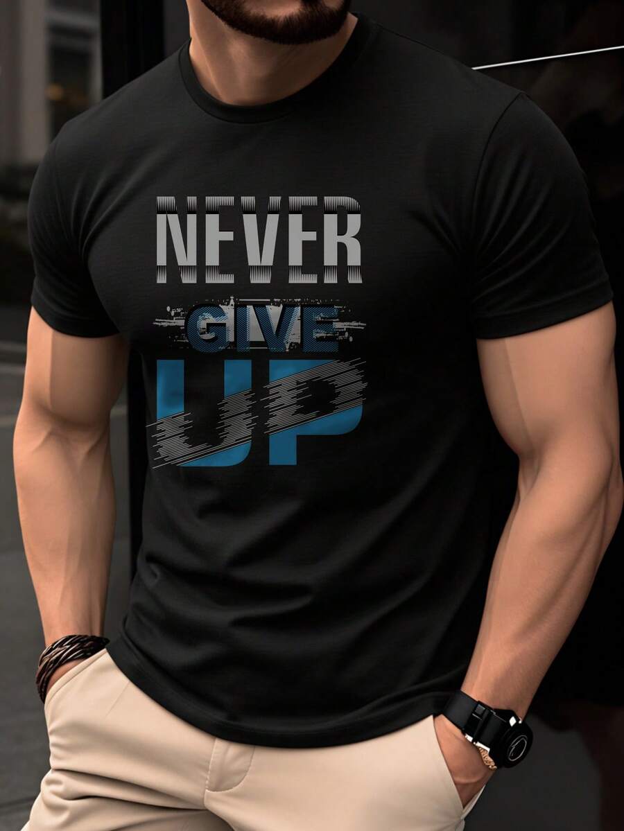 Men Outdoor Tees & Tanks - Black - View 1