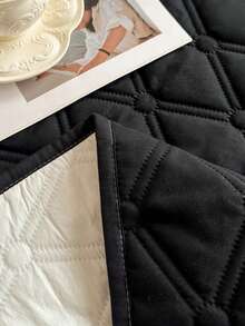 1pc Waterproof Mattress Protector, Soft Breathable Fitted Sheet, Noiseless Bed Cover - Black - View 5