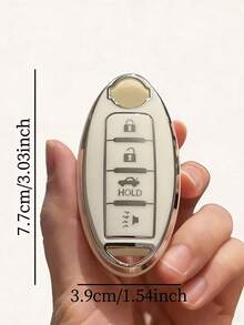 Nissan Car Key Fob Cover - Suitable For Teana, Tiida, Sylphy, Sentra Models, Car Remote Control Protective Anti-Drop Anti-Dust Key Case - one-size - View 9